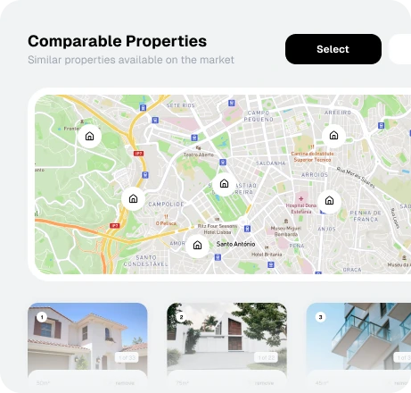 Identify and select comparable properties